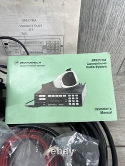 MOTOROLA SPECTRA Two Way RADIO A-5 Mic Speaker Antenna Cables Model D37KMA7JA5DK