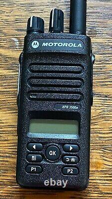 MOTOROLA XPR3500e AAH02RDH9VA1AN DIGITAL TWO WAY RADIO GOOD CONDITION