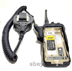 MOTOROLA XPR7350 AAH56RDC9KA1AN TWO WAY RADIO With PMMN4050A MICROPHONE AS IS