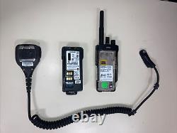 MOTOROLA XPR7550E AAH56RDN9RA1AN ENABLED UHF TWO-WAY DIGITAL RADIO GPS + Speaker
