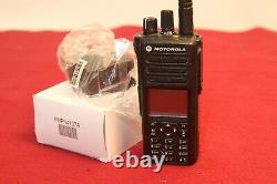 MOTOROLA XPR7580e DIGITAL RADIO 800/900MHz with NEW CHARGER Part# AAH56UCN9WB1AN