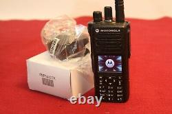 MOTOROLA XPR7580e DIGITAL RADIO 800/900MHz with NEW CHARGER Part# AAH56UCN9WB1AN