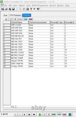 MOTOROLA XTS5000 FPP MODEL 3. ALL LAPD/SIMPX/TAC, LASD, LOB PD, LACoFD, GMRS