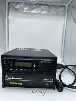 MOTOROLA aam02qnh9ja1an XPR2500 MOBILE RADIO WithSAMLEX SEC-1212 POWER SUPPLY