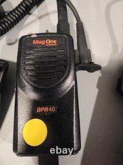 Mag One BPR40 Two-Way Radio Walkie-Talkies AAH84RCS8AA1AN Lot Of 3 All Working
