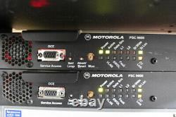 Motorola 4 Ch APCO 25 P25 Single SiteTrunking System Quantar PSC9600 UHF 800