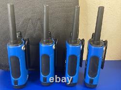 Motorola (4) Talkabout Two Way Radios with Case T4XX (tested/work)