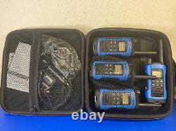 Motorola (4) Talkabout Two Way Radios with Case T4XX (tested/work)