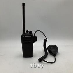 Motorola AAH01QDC9JC2AN CP200d Two-Way Radio With Bearcom Mic. Untested