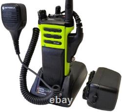 Motorola APX 6000 1.5 UHF R1 Two Way Radio P25 TDMA 380-470 MHz BT GPS ADP OTAP
