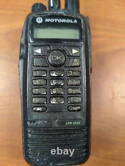 Motorola Aah55qdh9la1an Xpr 6550 Portable Two-way Radio