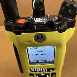 Motorola Apx 8000 P25 Multi-band Aes Two Way Radio Apx8000 H91tgd9pw7an Yellow