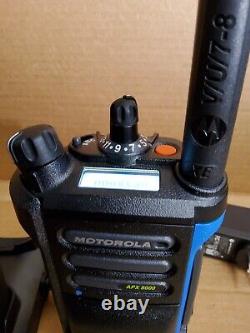Motorola Apx 8000 P25 Multi-band Two Way Radio Blue Apx8000 H91tgd9pw7an