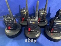 Motorola Bearcom BC130 16CH 2-Way Radio with Chargers Lot x 10 -All Turn On Read