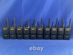 Motorola Bearcom BC130 16CH 2-Way Radio with Chargers Lot x 10 -All Turn On Read