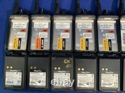 Motorola Bearcom BC130 16CH 2-Way Radio with Chargers Lot x 10 -All Turn On Read