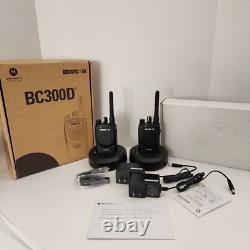 Motorola Bearcom BC300D UHF Digital Radios DMR Lot of 2 Two Way Radio