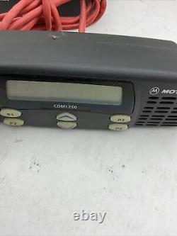 Motorola CDM1250 136-174 MHz VHF 45w Remote Head Two Way Radio AAM25KKD9AA2AN