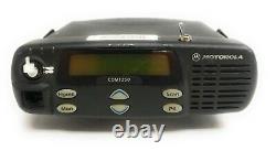 Motorola CDM1250 Mobile Two-Way Radio AAM25RKD9AA2AN 403-470 MHz UHF 25-45W