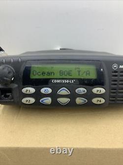Motorola CDM1550 LS 2 Way Radio UHF 450-520 MHz FM40W 16 Channels Conventional