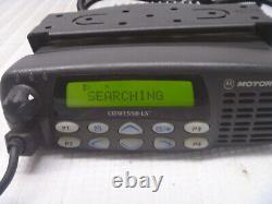 Motorola CDM1550 LS+ professional two way radio UHF 40 Watt as is