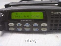 Motorola CDM1550 LS+ professional two way radio UHF 40 Watt as is