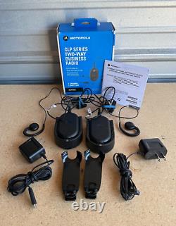 Motorola CLP1010 Two Way Business Radio's (two of them)