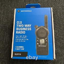 Motorola CLS1110 Two-Way Radio Black