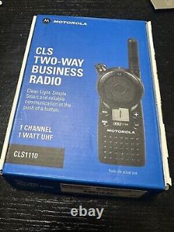 Motorola CLS1110 Two-Way Radio Black