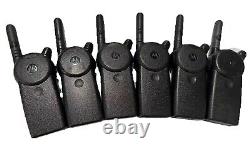 Motorola CLS1110 UHF Radios Walkie Talkies with 6 pocket Multi-Unit Charger