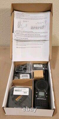 Motorola. CLS1410. 4 Channel. 1 Watt UHF. Two-Way Radio withCharger. NewithOB