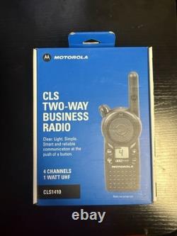 Motorola CLS1410 4 Channel 1 watt UHF Business Two-Way Radio