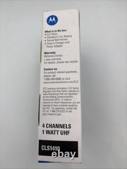 Motorola CLS1410 4 Channel UHF 1 watt Business Two-Way Radio