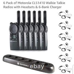 Motorola CLS1410 4 Channel UHF Two-Way Radio with Belt Clip