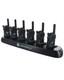 Motorola Cls1410 Black Portable Two-way Radios Set Of 6 With Charging Station