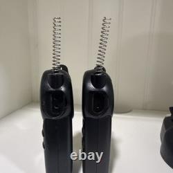 Motorola CLS1410 UHF 4-Channel Two Way Radios (2) with Chargers & Belt Clips Used
