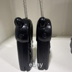 Motorola CLS1410 UHF 4-Channel Two Way Radios (2) with Chargers & Belt Clips Used