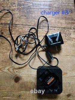 Motorola CLS1410 UHF Two-Way Radios Lot of 6 with 4 Chargers LCD Display