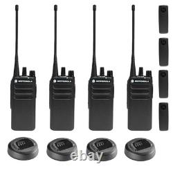 Motorola CP100D Analog UHF Portable Non-Display Two Way Radio, 16 Channel, 4