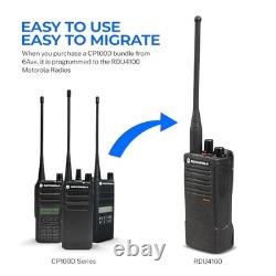 Motorola CP100D Analog UHF Portable Non-Display Two Way Radio, 16 Channel, 4