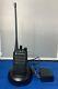 Motorola Cp100d Portable Two Way Radio Uhf With Base