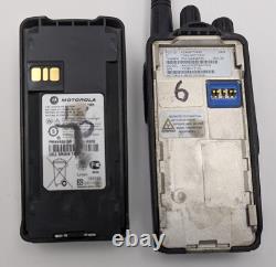 Motorola CP185 16 Ch Two Way Radio VHF AAH03KEF8AA7AN with Cradle & Power Supply