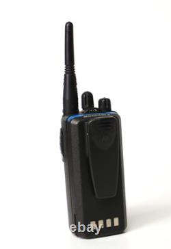 Motorola CP185 AAH03RDC4A Two-Way Radios + Charger + Mics