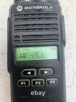 Motorola CP185 Two Way Radio UHF 16Ch 4Watt AAH03RDF8AA7AN No Antenna