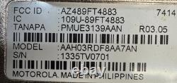 Motorola CP185 Two Way Radio UHF 435-480mhz 16Ch AAH03RDF8AA7AN-AAH03KEF8AA7AN