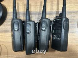 Motorola CP185 UHF 435-480 MHz 16 Ch 4W AAH03RDF8AA7AN LOT OF 8! Complete