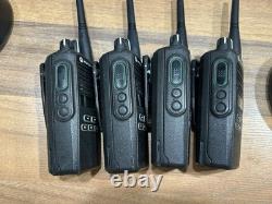 Motorola CP185 UHF 435-480 MHz 16 Ch 4W AAH03RDF8AA7AN LOT OF 8! Complete