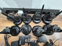 Motorola CP185 UHF 435-480 MHz 16 Ch 4W AAH03RDF8AA7AN LOT OF 8! Complete
