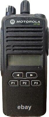 Motorola CP185 VHF 136-174 MHZ 5 WATT 16 Ch Two Way Radios withBatt