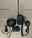 Motorola Cp200d Uhf Analog Two-way Portable Radio Withbattery, Cradle, & Mic